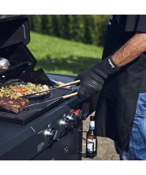Рукавички Enders для BBQ вогнестійкі, матеріал-арамід, 1 пара, колір чорний Рукавички Enders для BBQ вогнестійкі, матеріал-арамід, 1 пара, колір чорний