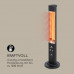 Инфракрасный электрический обогреватель Blumfeldt Heat Guru Plus Black, 1,2 кВт