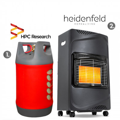 Набір: обігрівач Heidenfeld Inferno GH100 + балон HPCR 24,5л