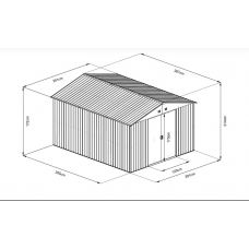 Садовий будиночок HECHT 12X10 PLUS