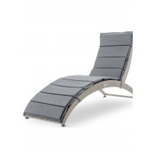 Садовий шезлонг Di Volio Ciampino сіро/графітовий