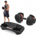 Гантель розбірна регульована Gymtek 2,5-24кг червоний