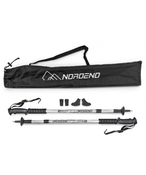 Трекінгові палиці Hop-Sport Nordend сріблясті