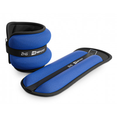 Обважнювачі для ніг та рук Hop-Sport HS-S004WB 2х2кг сині