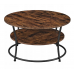 Журнальний столик Leobert Vasagle 80 x 80 x 45см в стилі Loft
