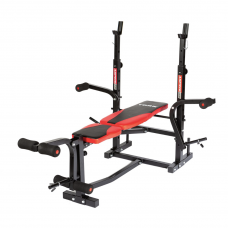 Лавка для жиму York Fitness ASPIRE 220 з стійкою для штанги та партою Скотта