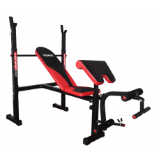 Лавка для жиму York Fitness ASPIRE 320 з стійкою для штанги та партою Скотта