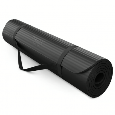 Коврик для йоги Trex Sport TX-019NGM NBR 1см 190х80 чорний