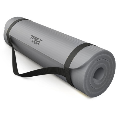 Коврик для йоги Trex Sport TX-029NGM NBR 2см 190х80 сірий