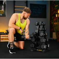 Стійка-піраміда для зберігання 5 пар гантелей Trex Sport TX-055DR