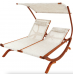 Садовий шезлонг Di Volio Pionza двомісний бежевий