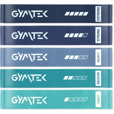 Набір резинок для фітнесу Gymtek 0,5-30кг синій