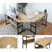 Комп'ютерний стіл Costway Fulton з регульованою панеллю в стилі Loft