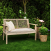 Садова лавка Di Volio Teracina з спинкою бежевий