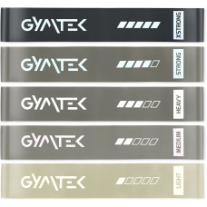 Набір резинок для фітнесу Gymtek 0,5-30кг сірий