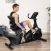 Горизонтальний велотренажер Gymtek XBR6000 електромагнітний золотистий