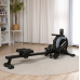 Гребний тренажер Hop-Sport HS-080R Aspen магнітний чорно-золотистий
