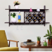 Настінна винна стійка Costway Kasta у стилі Loft