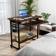 Комп'ютерний стіл Costway Otto з висувною підставкою для клавіатури