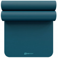 Коврик для йоги Hop-Sport HS-NB016GM NBR 1,5см темний морський