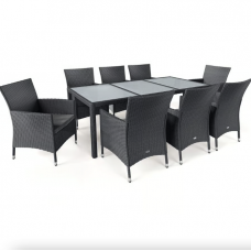 Садові меблі Di Volio VERONA 8+1 Сірий/сірий