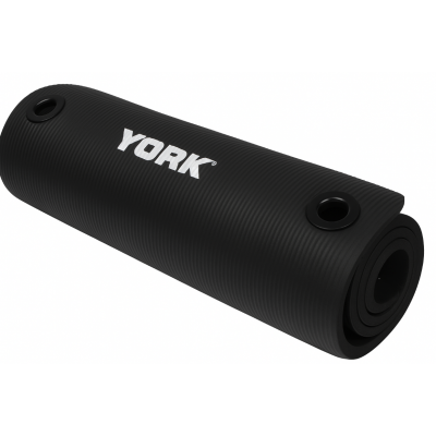 Мат для фітнесу з отворами York Fitness NBR 1см чорний