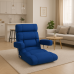 Крісло-диван Costway Mary підлогове з підлокітниками синій