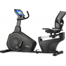 Горизонтальний велотренажер Gymtek XBR6000 електромагнітний золотистий