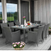 Садові меблі Di Volio VERONA 8+1 Сірий/сірий