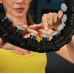 Хулахуп Trex Sport TX-020CHH масажний з обважнювачем та лічильником чорний