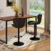 Комплект барних стільців Costway Dantes зі спинкою в стилі Loft