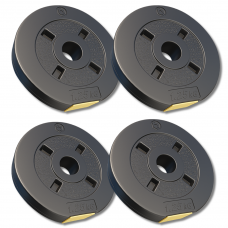 Сет композитних дисків Besport PowerPro 5 (4х1,25кг) для гантелей та штанг