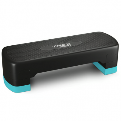 Степ платформа Trex Sport TX-030AS 3 рівнева чорно-блакитна