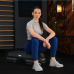 Степ платформа Trex Sport TX-038PAS до аеробіки 3-рівнева чорна