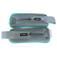 Обважнювачі York Fitness Soft для рук і ніг 2х2кг сірий Обважнювачі York Fitness Soft для рук і ніг 2х2кг сірий