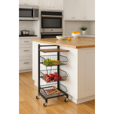 Стелаж Costway Vroda мобільний в стилі Loft