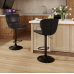 Комплект барних стільців Costway Dantes зі спинкою в стилі Loft