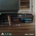 Степ платформа Trex Sport TX-038PAS до аеробіки 3-рівнева чорна