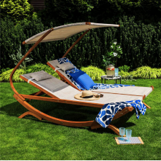 Садовий шезлонг Di Volio Pionza двомісний бежевий