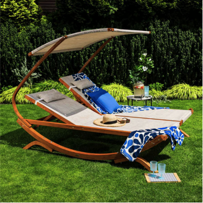 Садовий шезлонг Di Volio Pionza двомісний бежевий