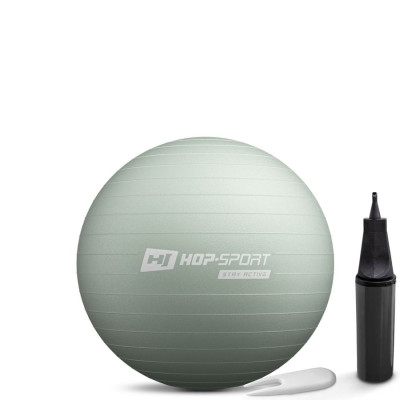 Фітбол Hop-Sport 45см шавлієвий + насос