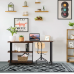 Стіл L-подібний Costway King обертовий в стилі Loft