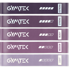 Набір резинок для фітнесу Gymtek 0,5-30кг фіолетовий