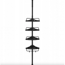 Кутова полиця Leobert Siri телескопічна для ванної кімнати