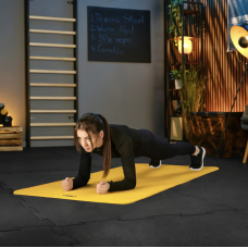 Коврик для йоги Trex Sport TX-019NGM NBR 1см 190х80 жовтий