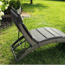 Садовий шезлонг Di Volio Ciampino сіро/графітовий