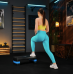 Степ платформа Trex Sport TX-030AS 3 рівнева чорно-блакитна