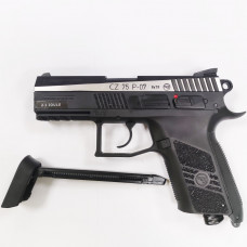 Пістолет пневматичний ASG CZ 75 P-07 Nickel Blowback
