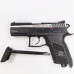 Пістолет пневматичний ASG CZ 75 P-07 Nickel Blowback