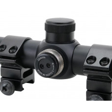 Приціл Hawke Fast Mount 3-12x50 AO Mil Dot з підсвічуванням Кільця на Weaver